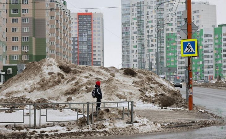 Оттепель в феврале в Барнауле