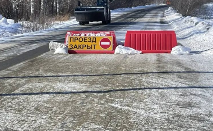 Дамба в Калманском районе
