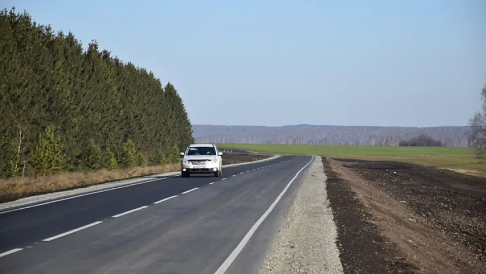Дорога в Алтайском крае