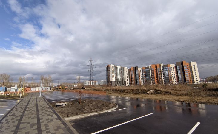 Новый квартал в Барнауле