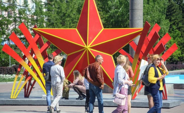 День Победы в Барнауле