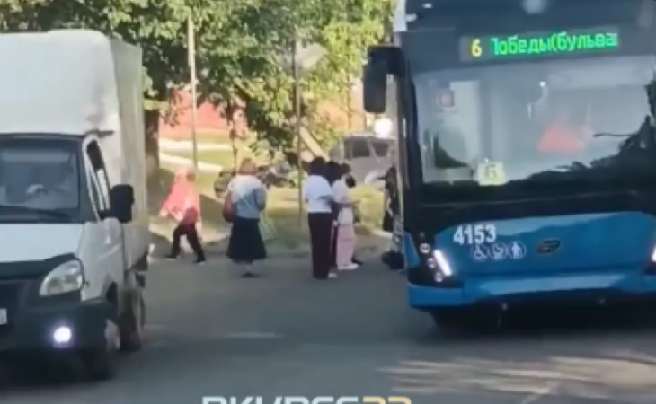 ДТП с троллейбусом