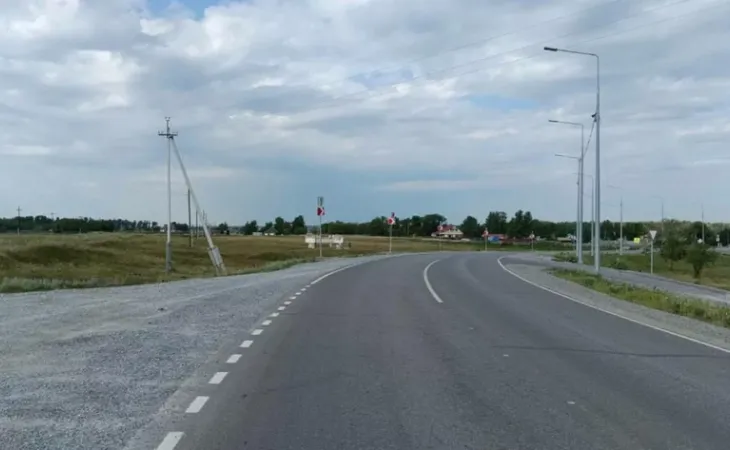 Дорога в Алтайском крае
