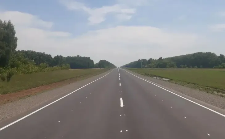 Отремонтированная дорога