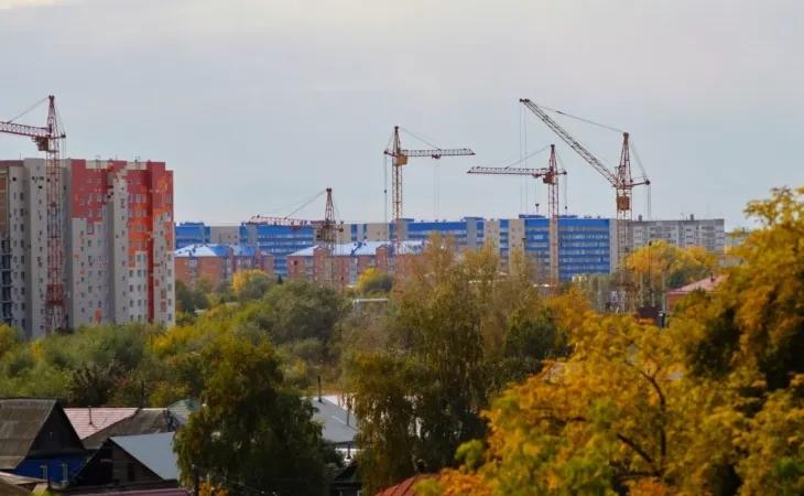 Вид на стройку