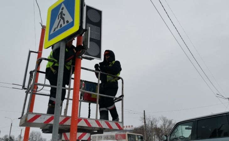 Установка светофора