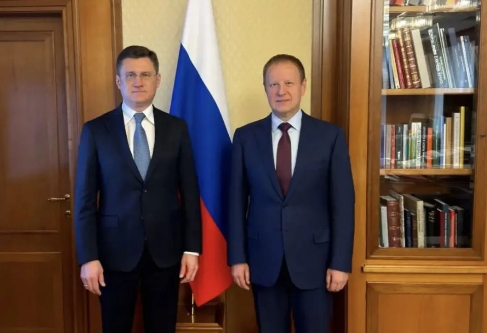 Рабочая встреча с Александром Новаком