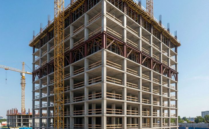 Строительство многоэтажки