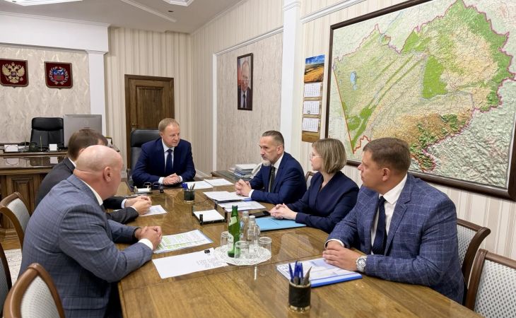 Рабочая встреча Виктора Томенко с заместителем министра транспорта РФ