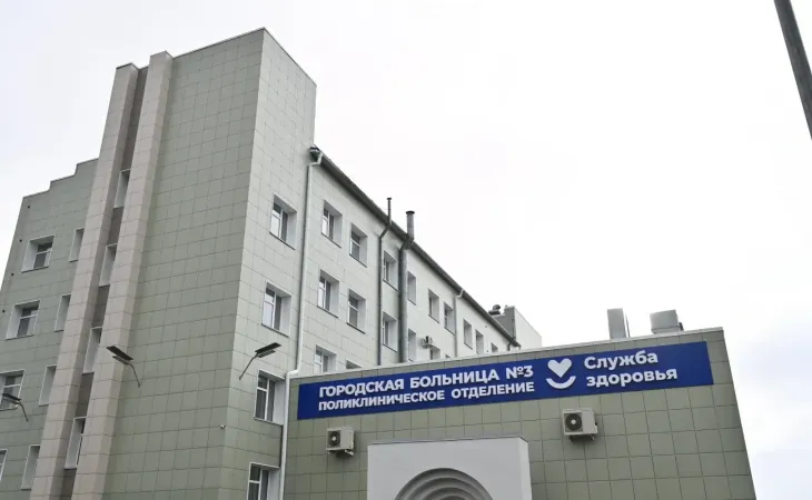 Здание нового отделения поликлиники