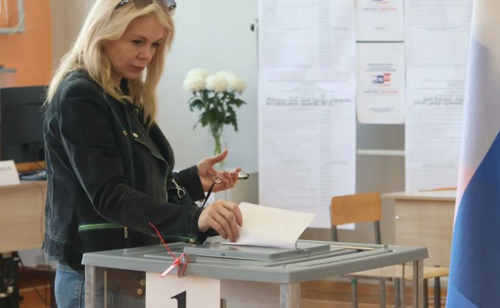 На избирательном участке