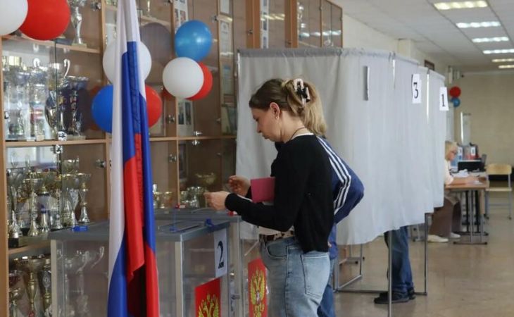 На избирательном участке