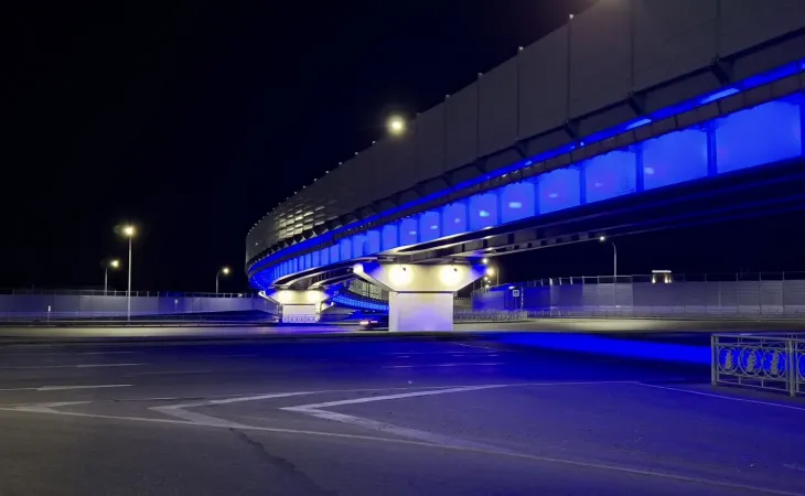 Подсветка на Змеиногорском тракте