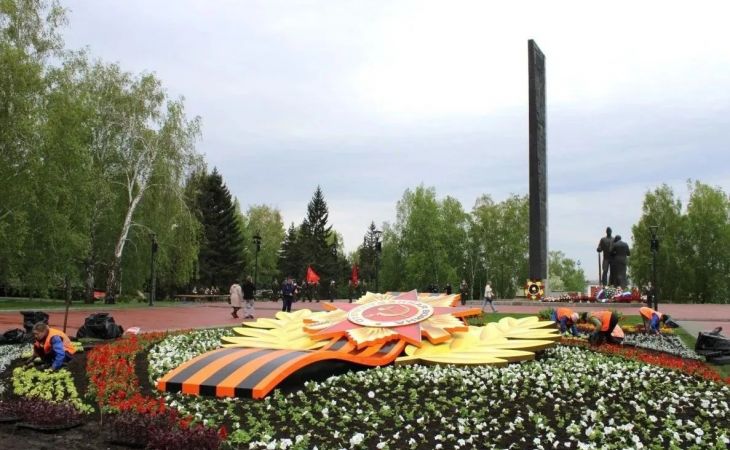 Арт-объект на Мемориале Славы