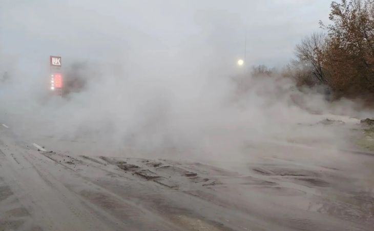 Коммунальная авария на ул. Попова