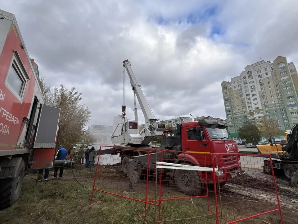 Коммунальная авария на ул. Попова